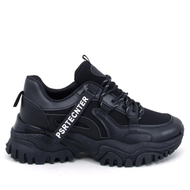 Bains Baskets compensées noires