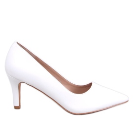 Escarpins à talons bas Greave White blanche