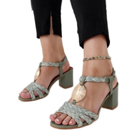 Sandales à talons hauts Milica vertes Sandales à talons hauts Milica vertes