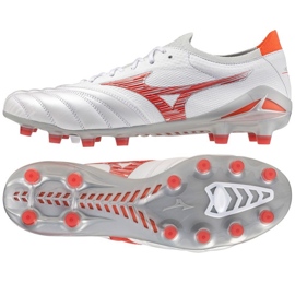 Chaussures de football Mizuno Morelia Neo Vi Beta Japan Mix Md M P1GA244060 blanc