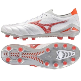 Chaussures de football Mizuno Morelia Neo Vi Beta Japan Mix Md M P1GA244060 blanche