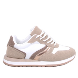Baskets femme Carthy Kaki blanc