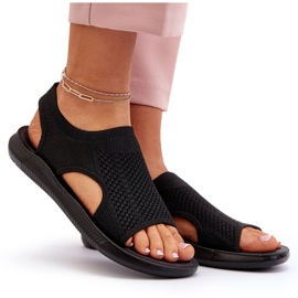 Sandales de sport pour femmes noires Cesys