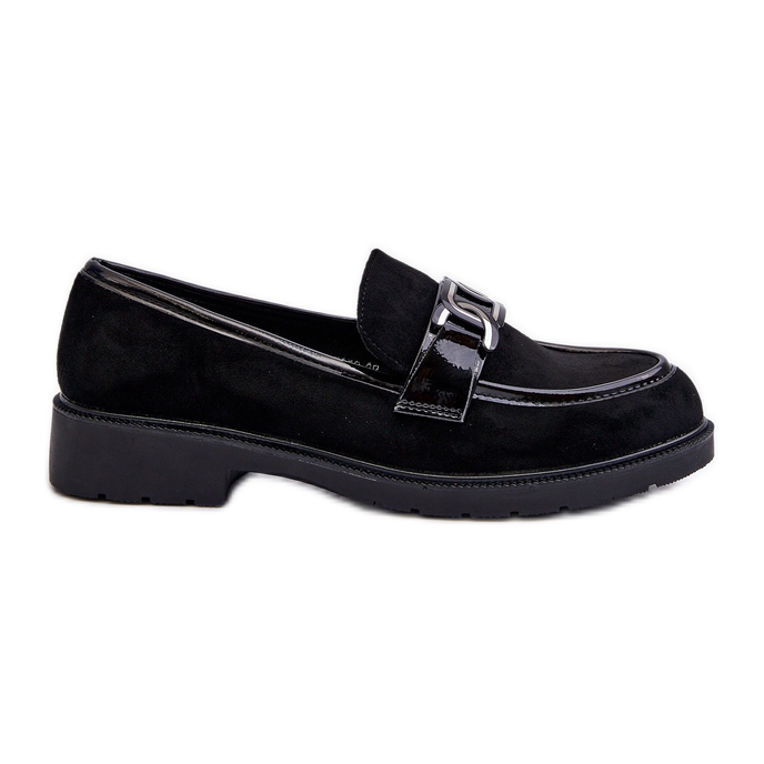 Mocassins Femme Daim S.Barski HY3350A le noir