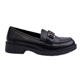Mocassins Femme Avec Décoration S.Barski HY372 Noir