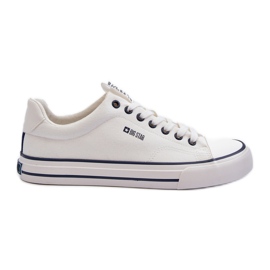 Baskets basses homme Big Star NN174004 blanc blanche Baskets basses homme Big Star NN174004 blanc blanche