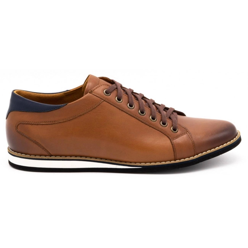 Olivier Chaussures en cuir pour hommes 7008KB marron brun