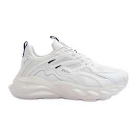 Baskets pour hommes HI-POLY System Big Star chaussures de sport NN174383 blanc