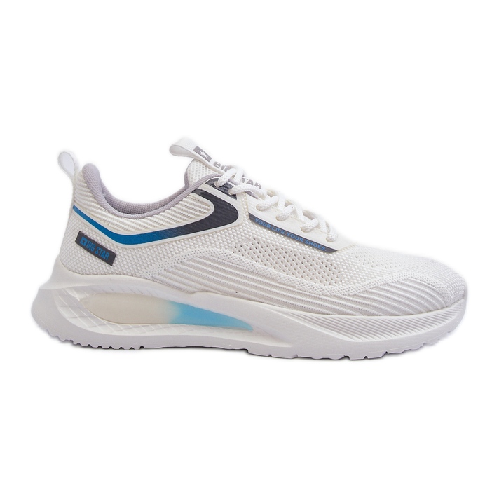 HI-POLY System Big Star Chaussures de sport pour hommes NN174374 Blanc blanche HI-POLY System Big Star Chaussures de sport pour hommes NN174374 Blanc blanche