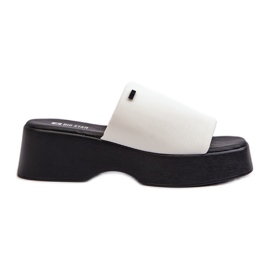 Tongs femme Big Star NN274022 Blanc blanche