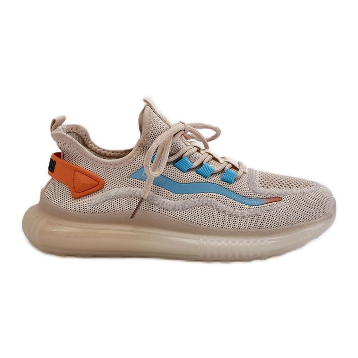 Chaussures de sport pour hommes HI-POLY System Big Star NN174452 Beige