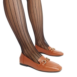 Mocassins marron avec boucle Areebah brun