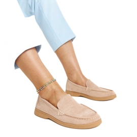 Chaussures en daim beiges de Rumay
