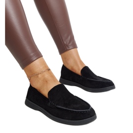 Chaussures Rumay en daim noir