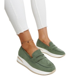 Chaussures de sport Venla en daim vert