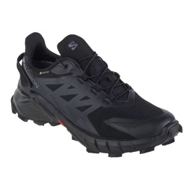 Chaussures de course Salomon Supercross 4 Gtx W 417339 noir