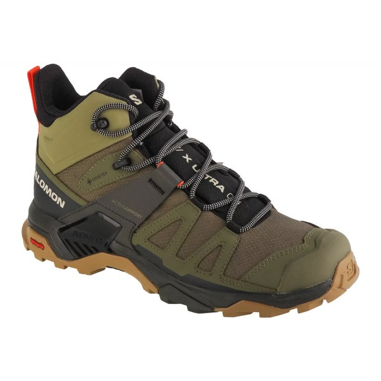 Chaussures Salomon X Ultra 4 Mid Gtx M 417398 vert Chaussures Salomon X Ultra 4 Mid Gtx M 417398 vert