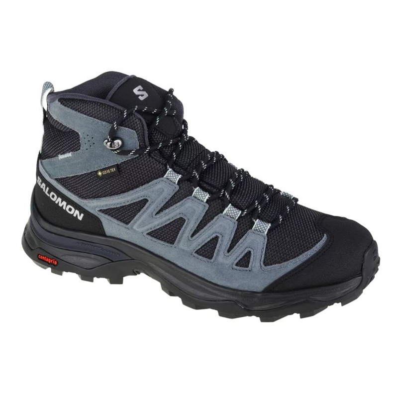 Chaussures Salomon X Ward Leather Mid Gtx W 471820 le noir