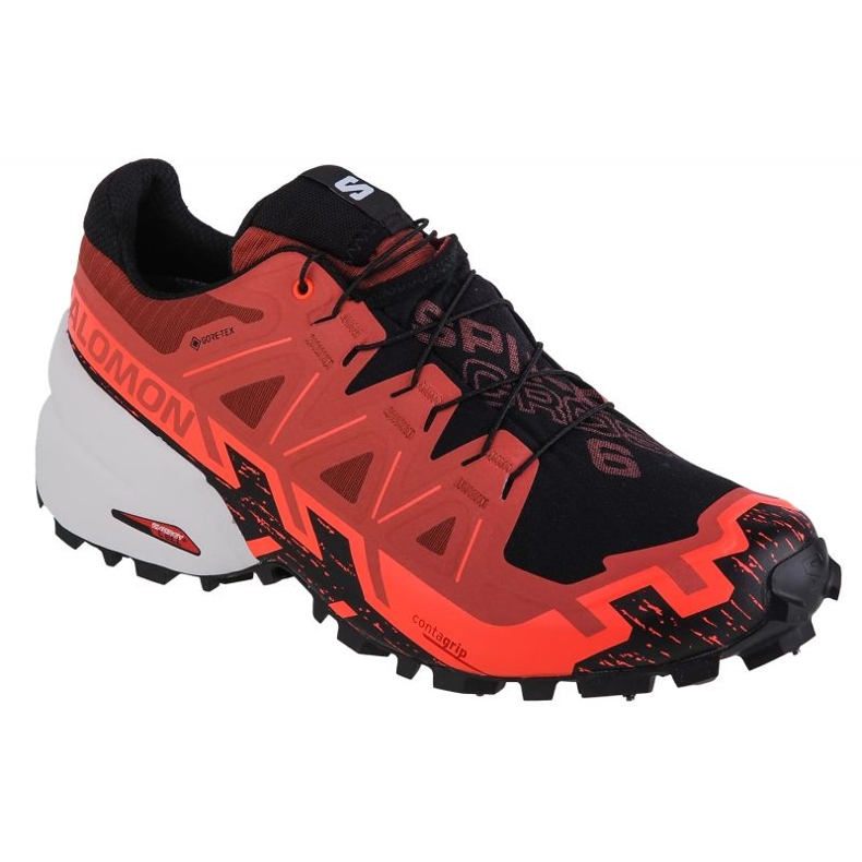 Chaussures de course Salomon Spikecross 6 Gtx M 472707 rouge