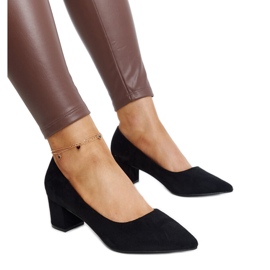 Escarpins à talons hauts Araxi noirs le noir