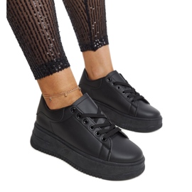 Chaussures de sport à plateforme Ottavia noires le noir