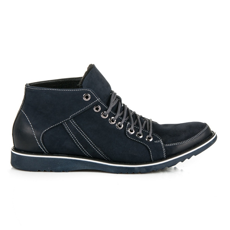 Lucca Chaussures pour hommes confortables bleu
