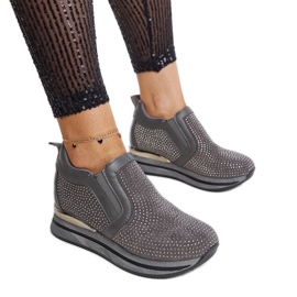 Baskets compensées Cadelaria gris foncé Baskets compensées Cadelaria gris foncé