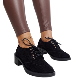 Chaussures à talons Tigard en daim noir