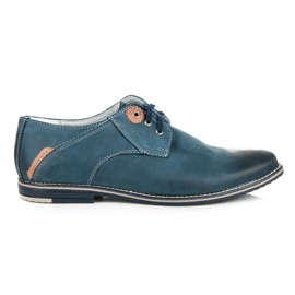 Lucca Chaussures en cuir bleu