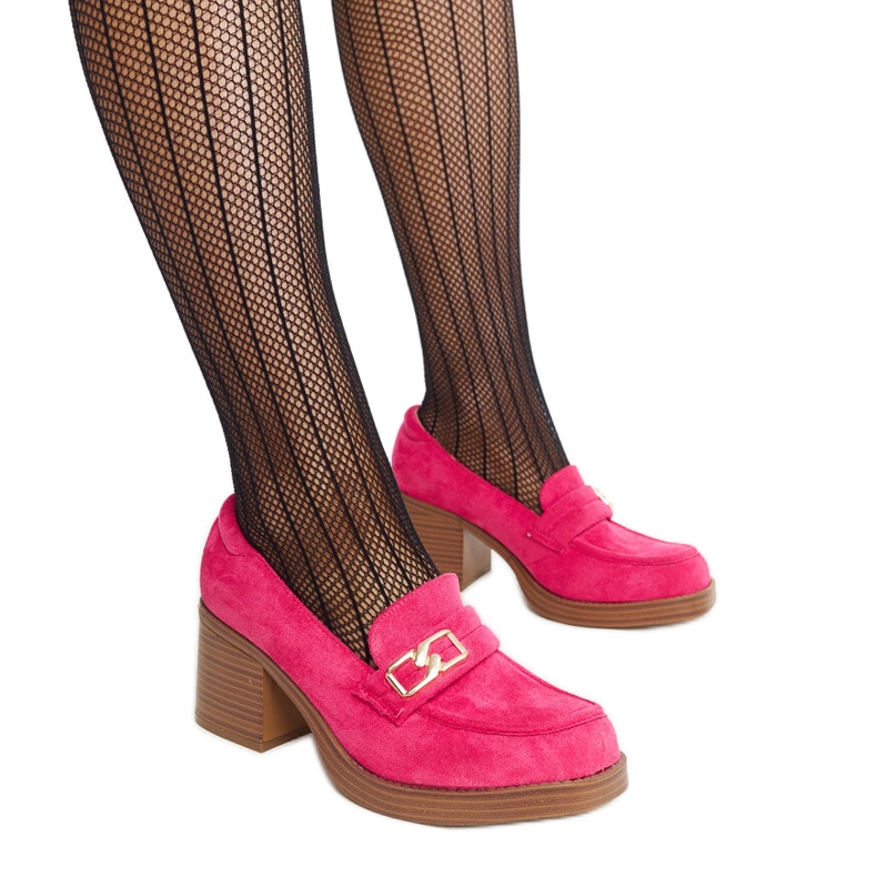 Escarpins à talons hauts Aludra rose foncé