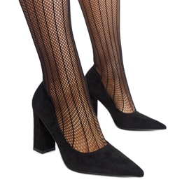 Escarpins à talons hauts Leea noirs