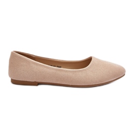 Ballerines Femme Daim Beige Kommia