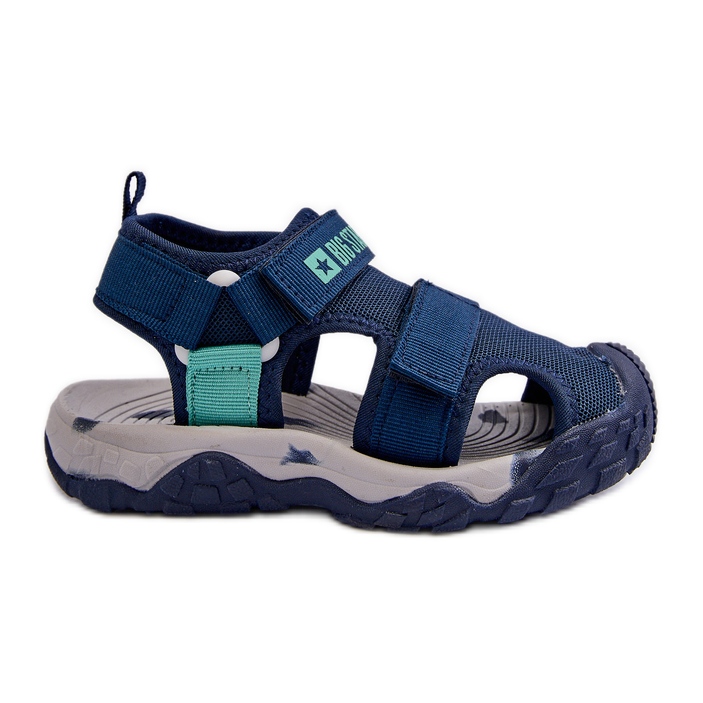 Sandales Velcro Garçon Big Star NN374236 Bleu Marine