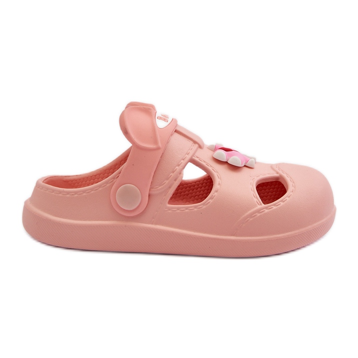 Chaussons enfant en mousse à décor opléia rose