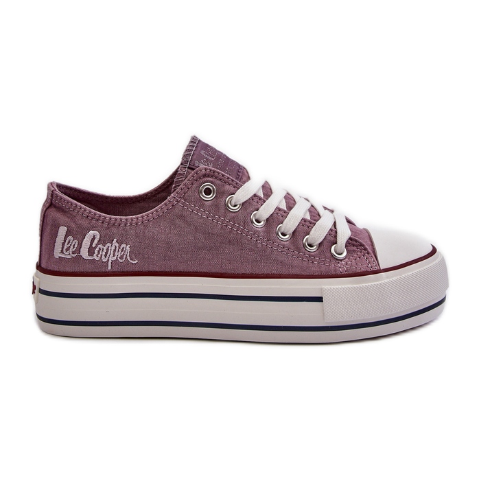 Baskets pour femmes à semelle épaisse Lee Cooper LCW-24-31-2219 Violet