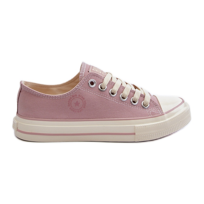 Baskets basses femme Big Star NN274270 rose