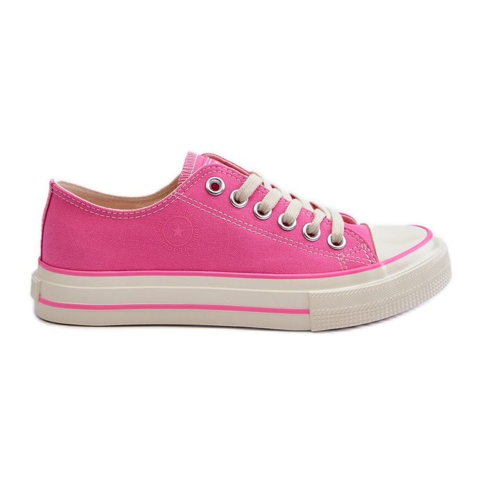 Baskets basses femme Big Star NN274271 rose
