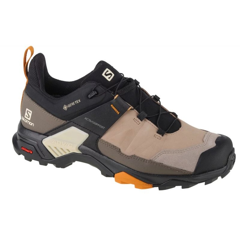 Chaussures Salomon X Ultra 4 Cuir Gtx 414534 beige