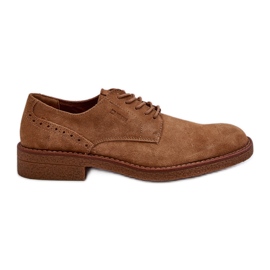 Chaussures en daim pour hommes Big Star NN174213 Camel brun