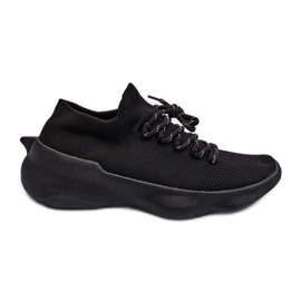 Chaussures de sport à enfiler Juhitha noires pour femmes