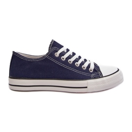Baskets Basses Classiques Femme Bleu Marine Caelira