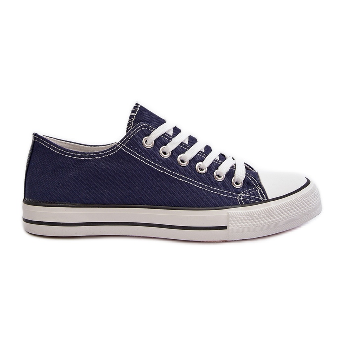 Baskets Basses Classiques Femme Bleu Marine Caelira