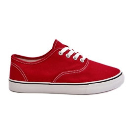 Baskets classiques rouges Olvali pour femmes