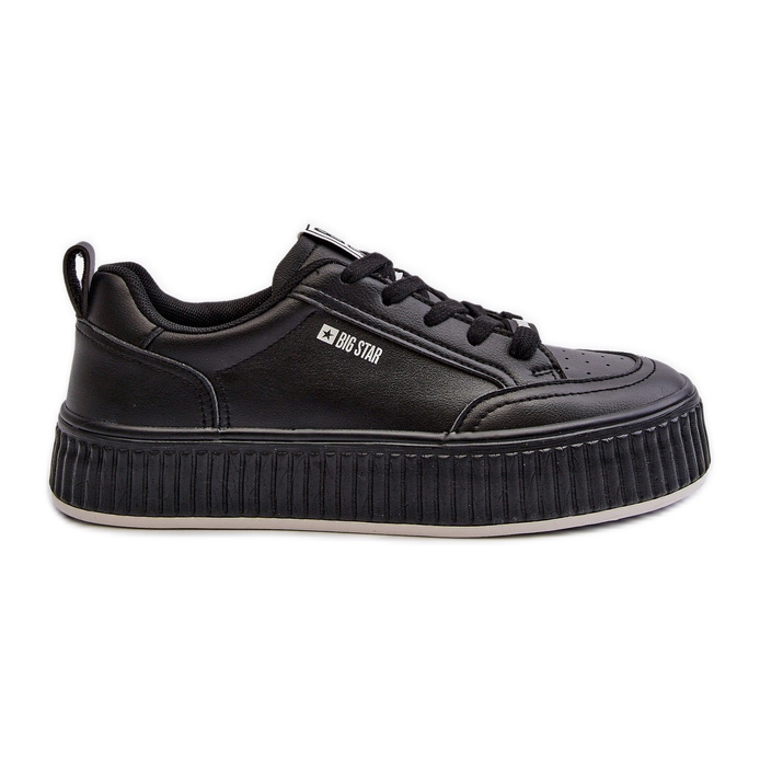 Baskets à plateforme pour femmes Big Star NN274255 Noir le noir