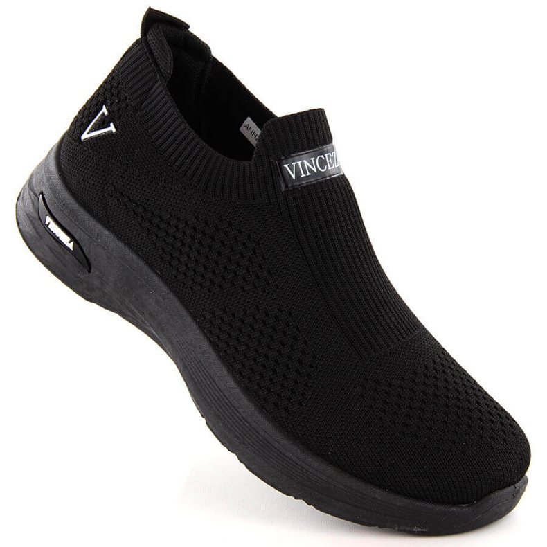 Chaussures de sport à enfiler noires pour femmes Vinceza 13592 le noir Chaussures de sport à enfiler noires pour femmes Vinceza 13592 le noir