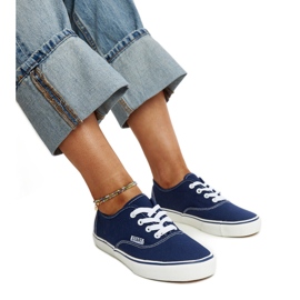Baskets Erla classiques bleu marine
