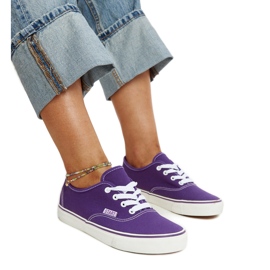 Baskets Erla classiques violettes