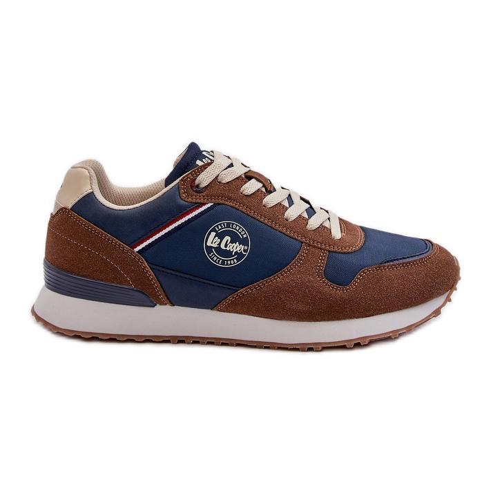 Baskets homme chaussures de sport Lee Cooper LCW-24-03-2334 marron brun