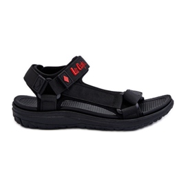 Sandales de sport pour hommes Lee Cooper LCW-24-34-2620 noir le noir