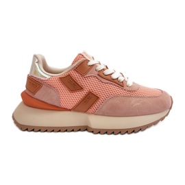Baskets Big Star pour femmes NN274976 Orange